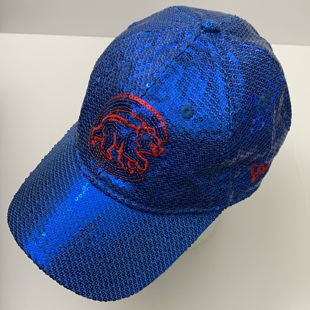 CHICAGO CUBS Victoria's Secret PINK LIMITED EDITION BLING SEQUIN SPARKLE HAT